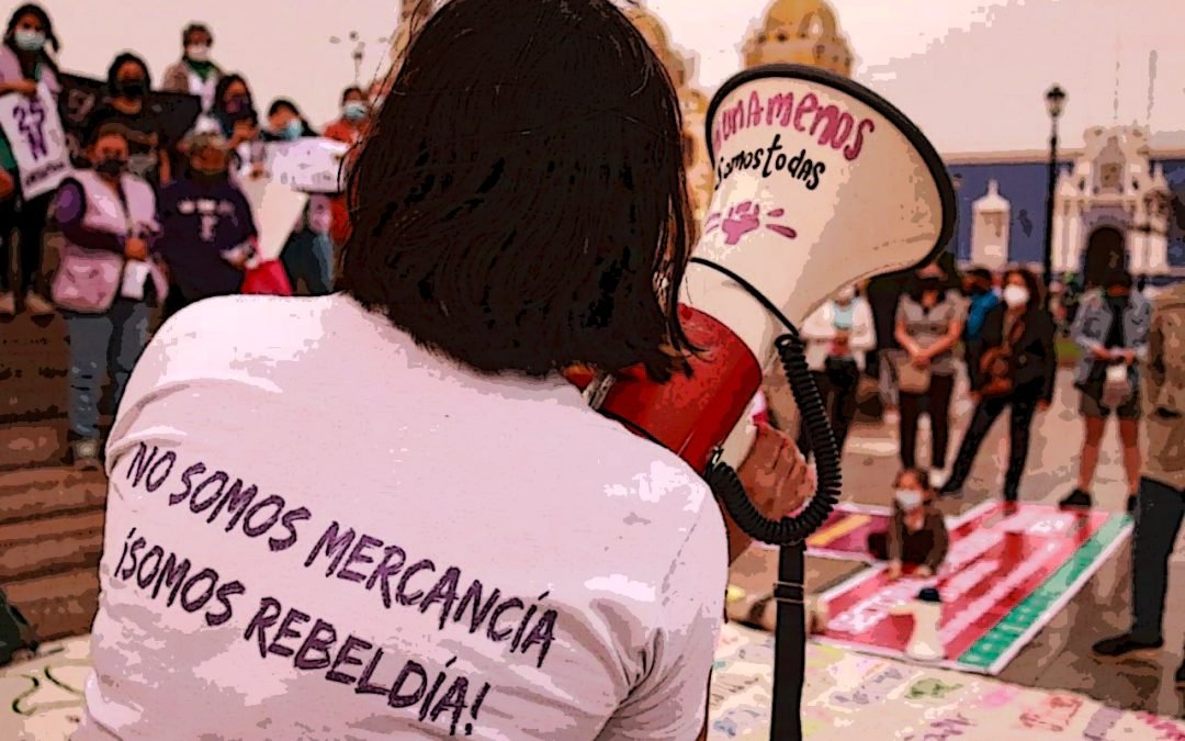 25N: el grito de la marcha conmemorativa en Trujillo